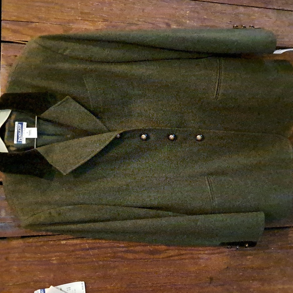 Classic Pendleton Sage 100% Wool Jacket & Pant Size 12